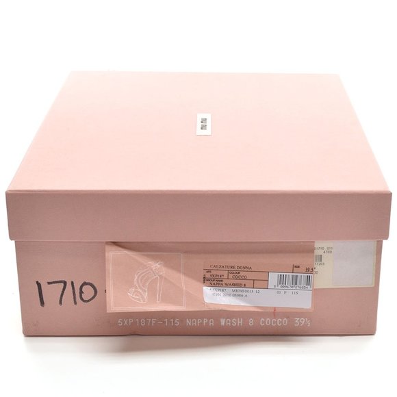 Miu Miu from Barneys New York Leather Platform Sandals 9.5 - Picture 9 of 9